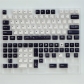 GMK Galaxy White 104+25 PBT Dye-subbed Keycaps Set Cherry Profile for MX Switches Mechanical Gaming Keyboard